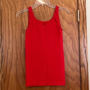Juniors Red Stretchy Tank